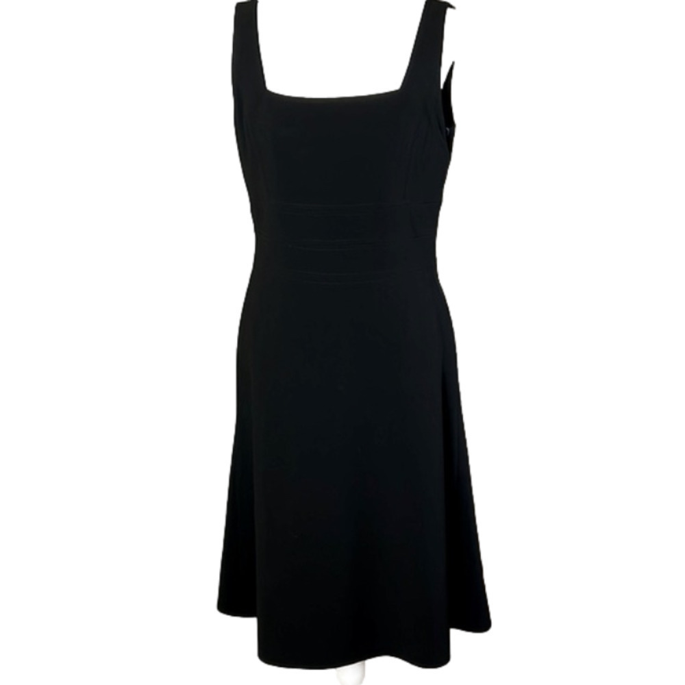 ANN Taylor Black Shift A-Line Sleeveless Empire Waist Dress - Size 4, Like New